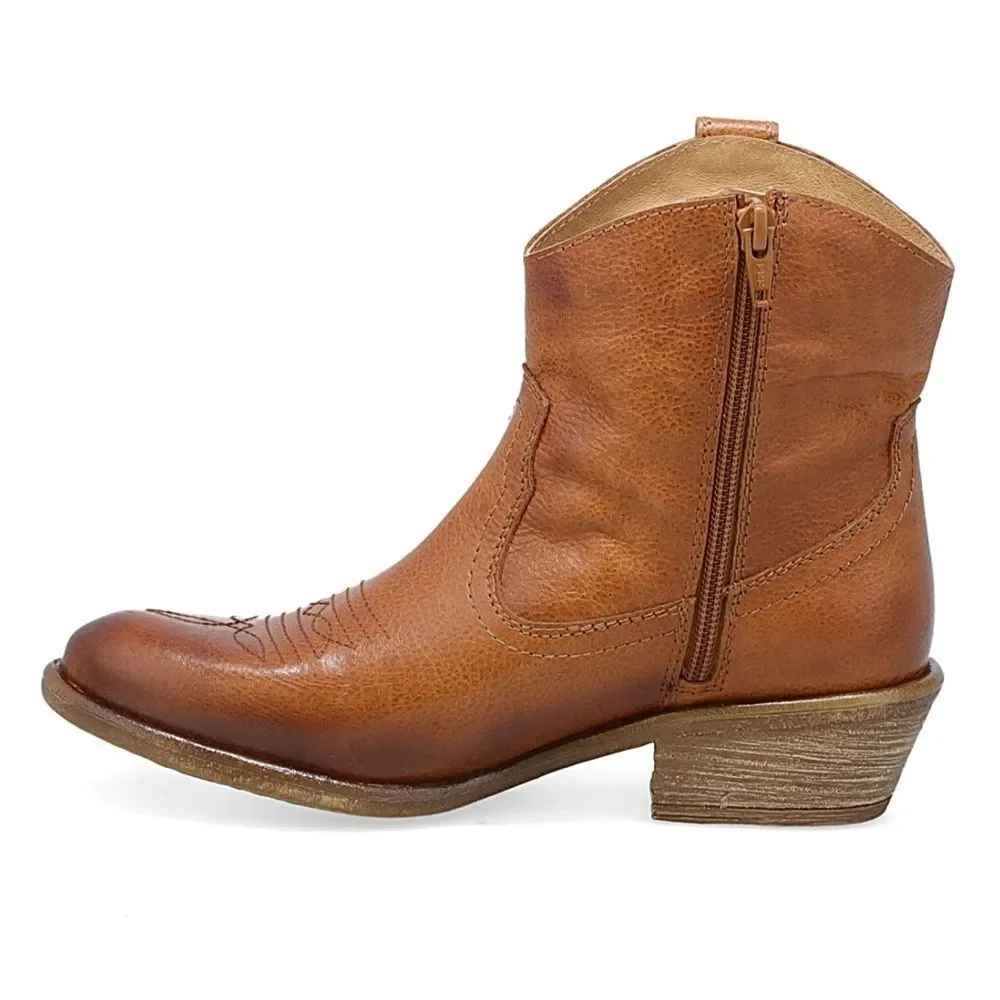 Miz Mooz Carlitos Cowboy Bootie Brown US 10.5
